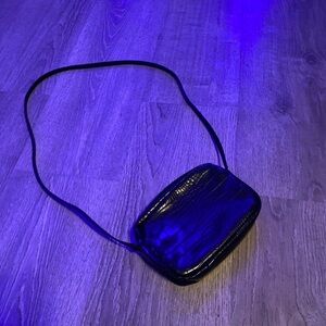 H&M Glossy Black Crossbody Bag